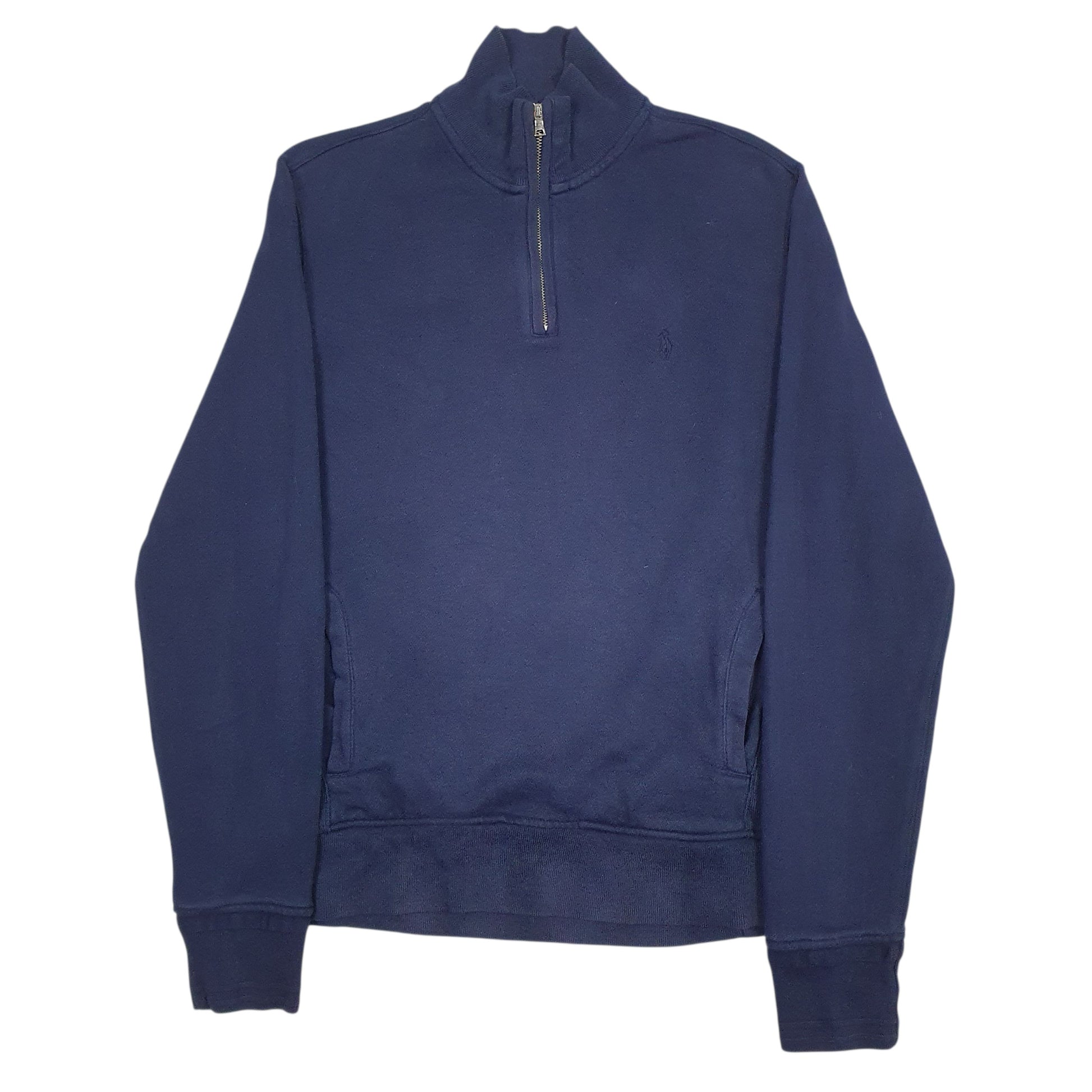 Mens Navy Polo Ralph Lauren  Quarter Zip Jumper