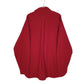 Mens Red L.L.Bean Thick Chamois  Shirt
