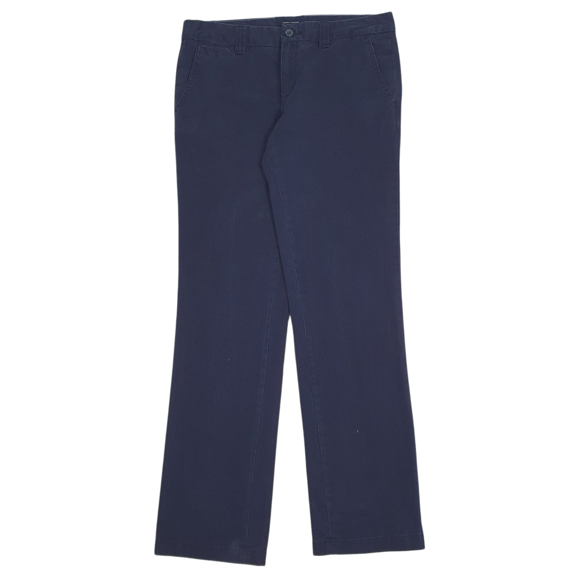 Womens Navy Tommy Hilfiger  Chino Trousers