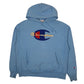 Mens Blue Champion Reverse Weave Hoodie Jumper