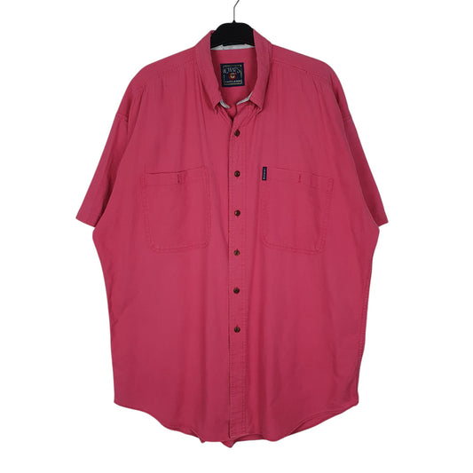 Mens Pink Ralph Lauren Vintage 90s Short Sleeve Shirt