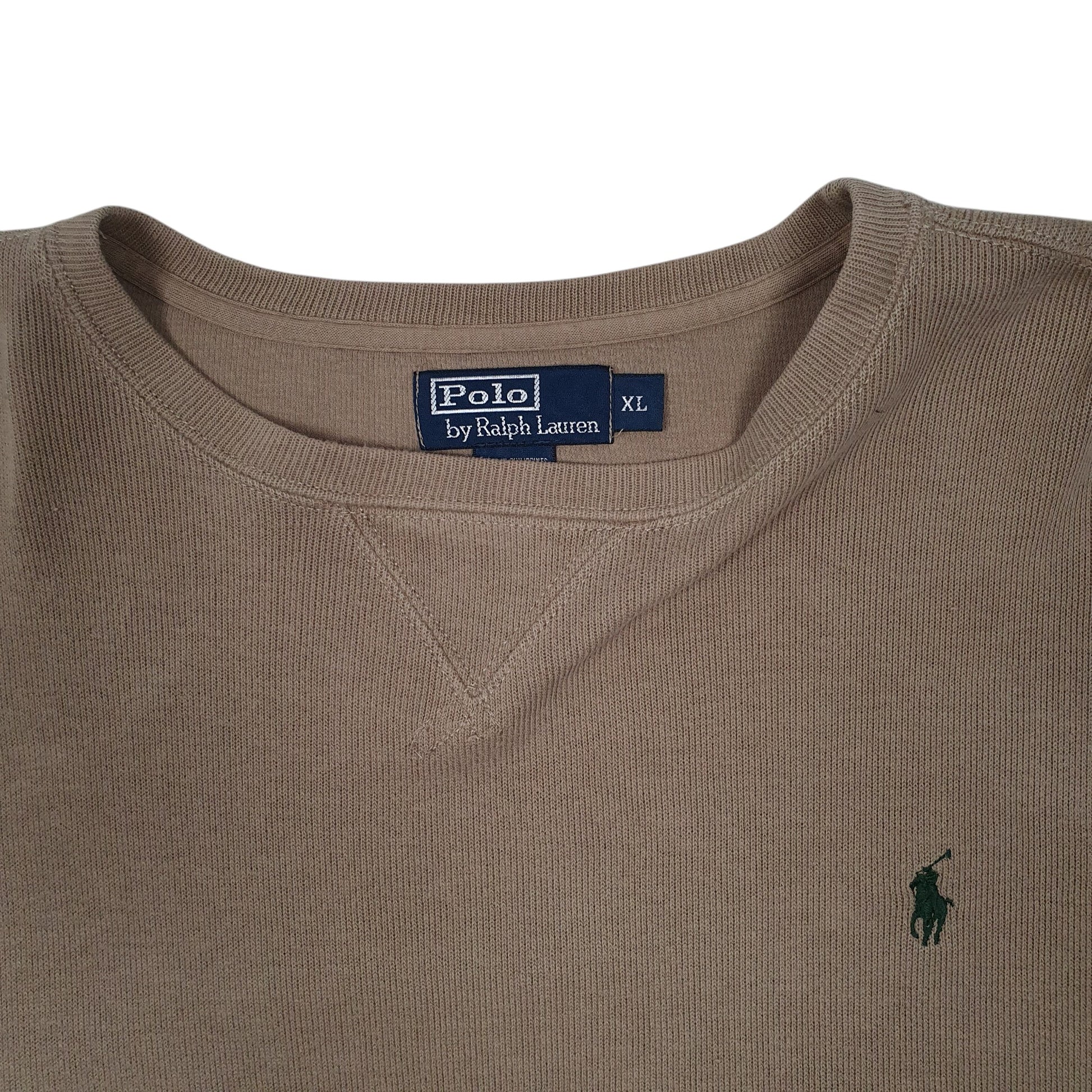 Mens Brown Polo Ralph Lauren  Crewneck Jumper