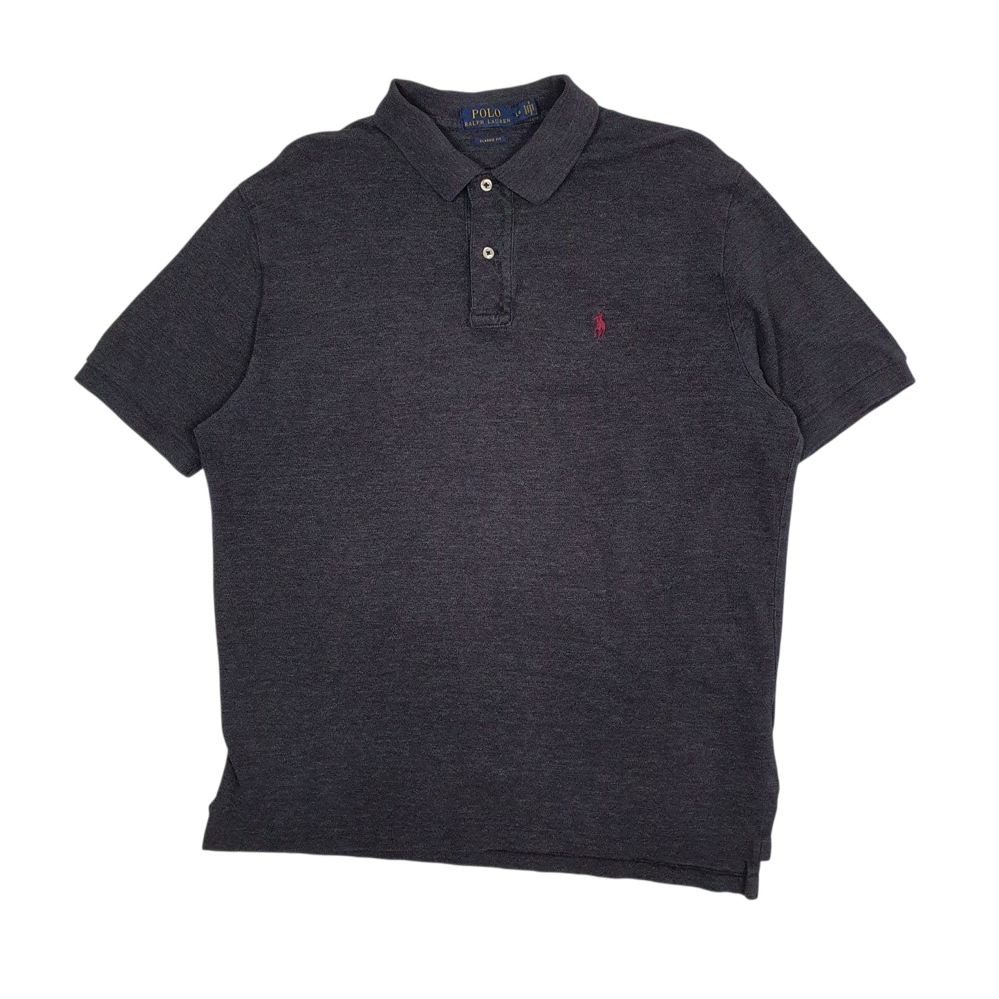 Mens Grey Polo Ralph Lauren  Short Sleeve Polo Shirt