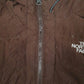 Womens Brown The North Face Hooded Cropped  Coat