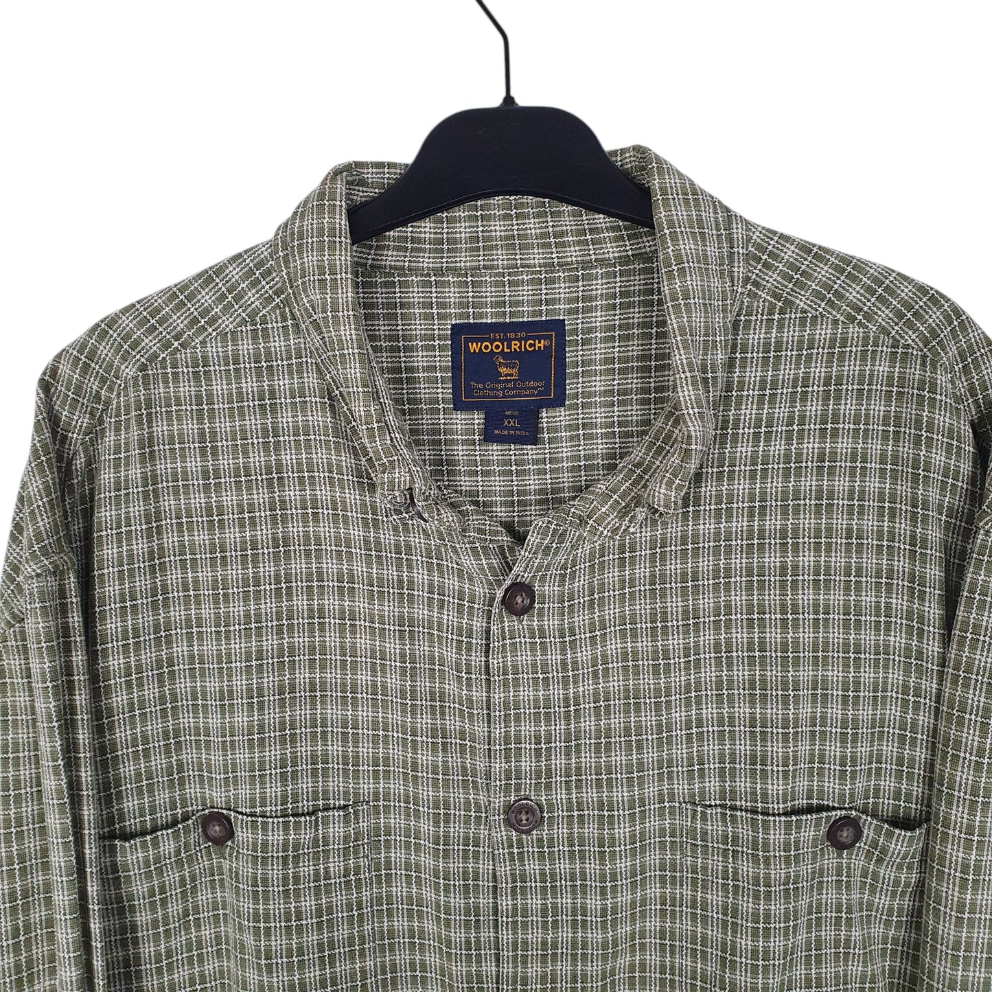 Mens Green Woolrich   Shirt