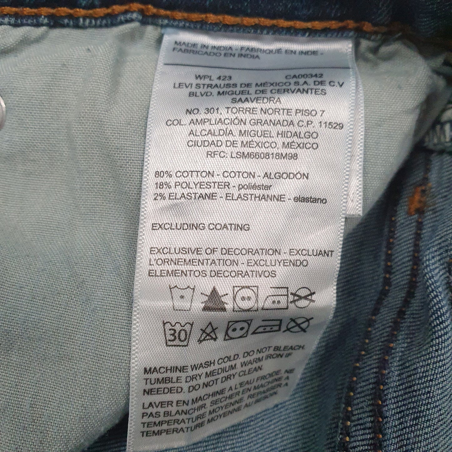 Mens Blue Levis   Jeans