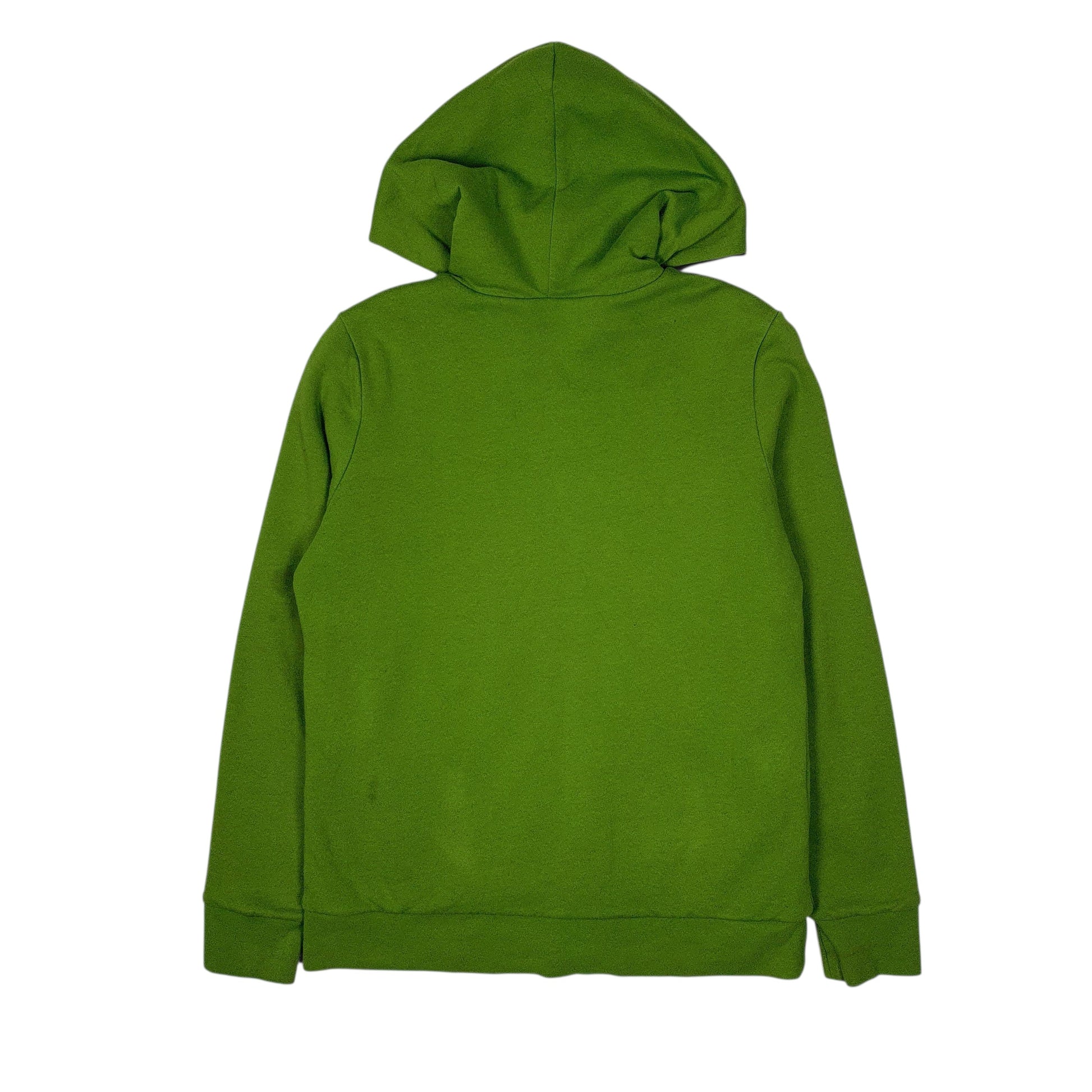 Womens Green The North Face Reversible Fluffy Sherpa Lined Hoodie Full Zip Jumper