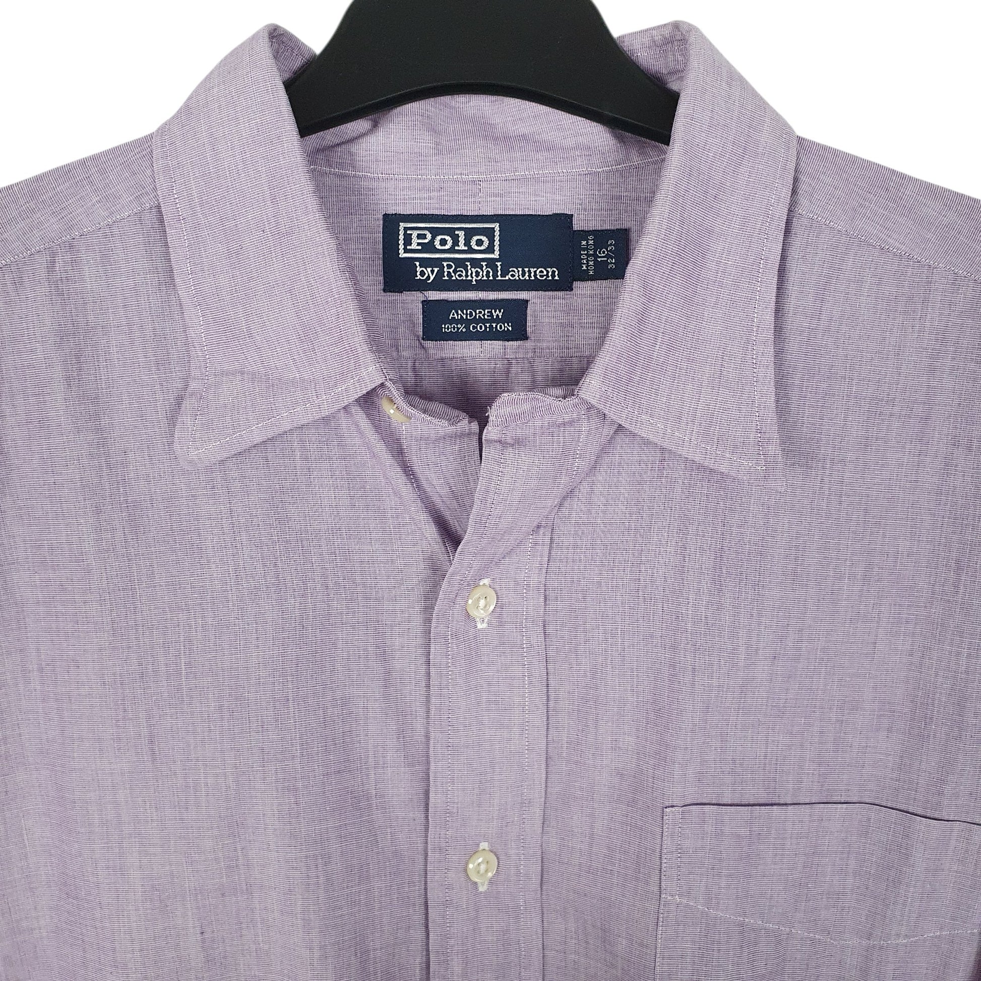 Mens Purple Polo Ralph Lauren Andrew  Shirt