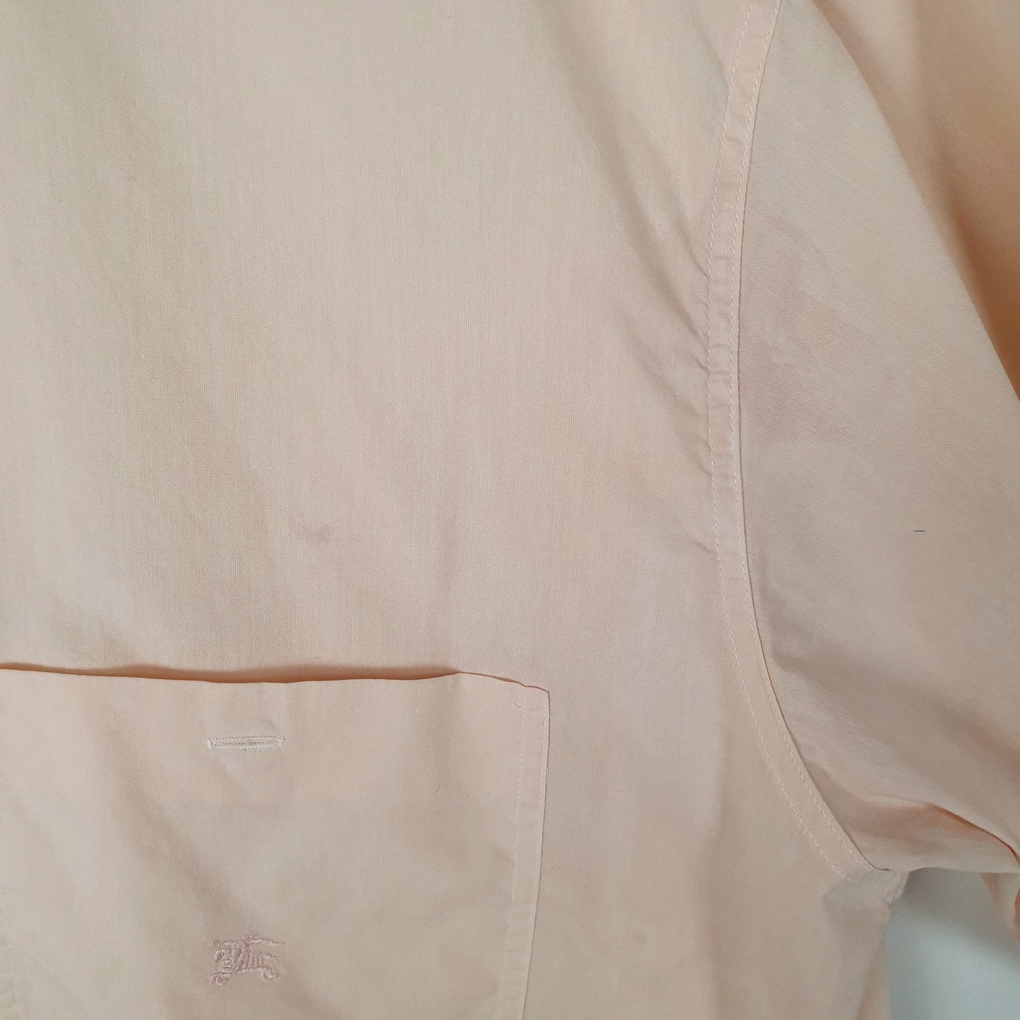 Mens Pink Burberry Vintage 90s  Shirt