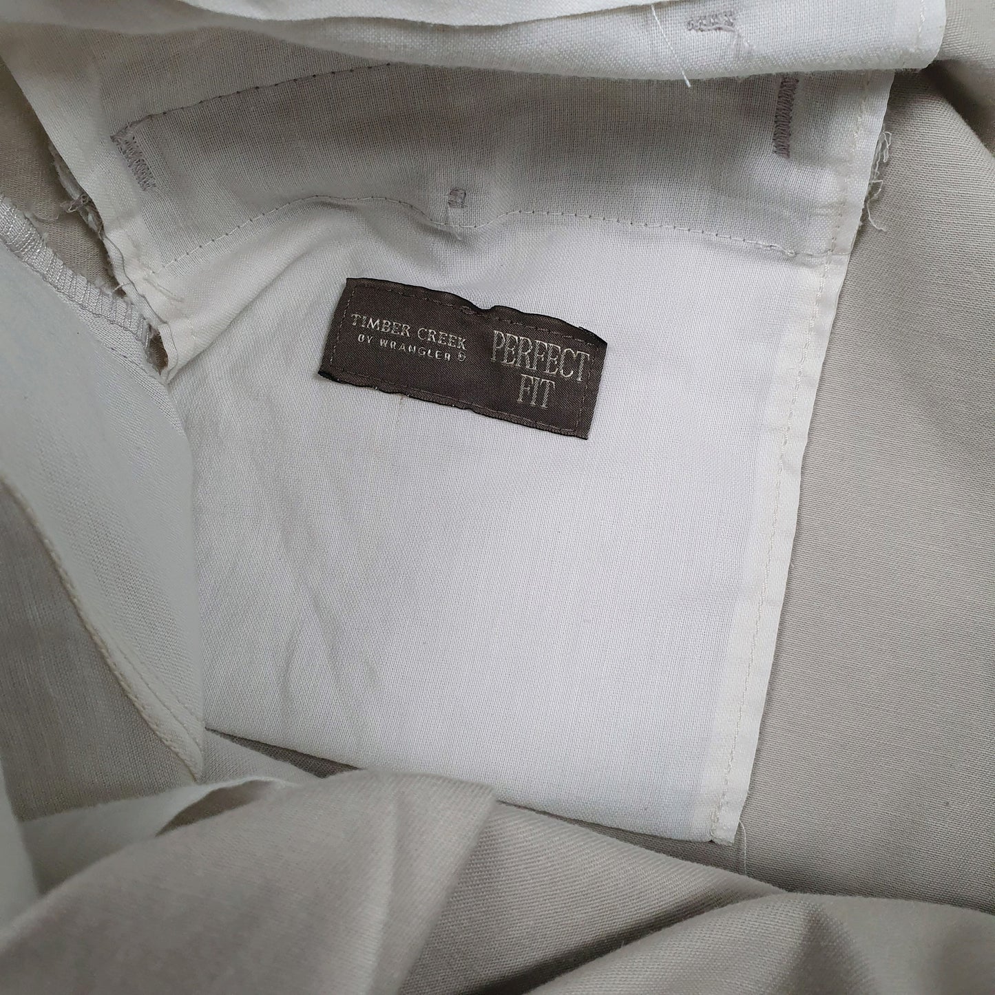 Mens Beige Wrangler Double Pleated  Jeans