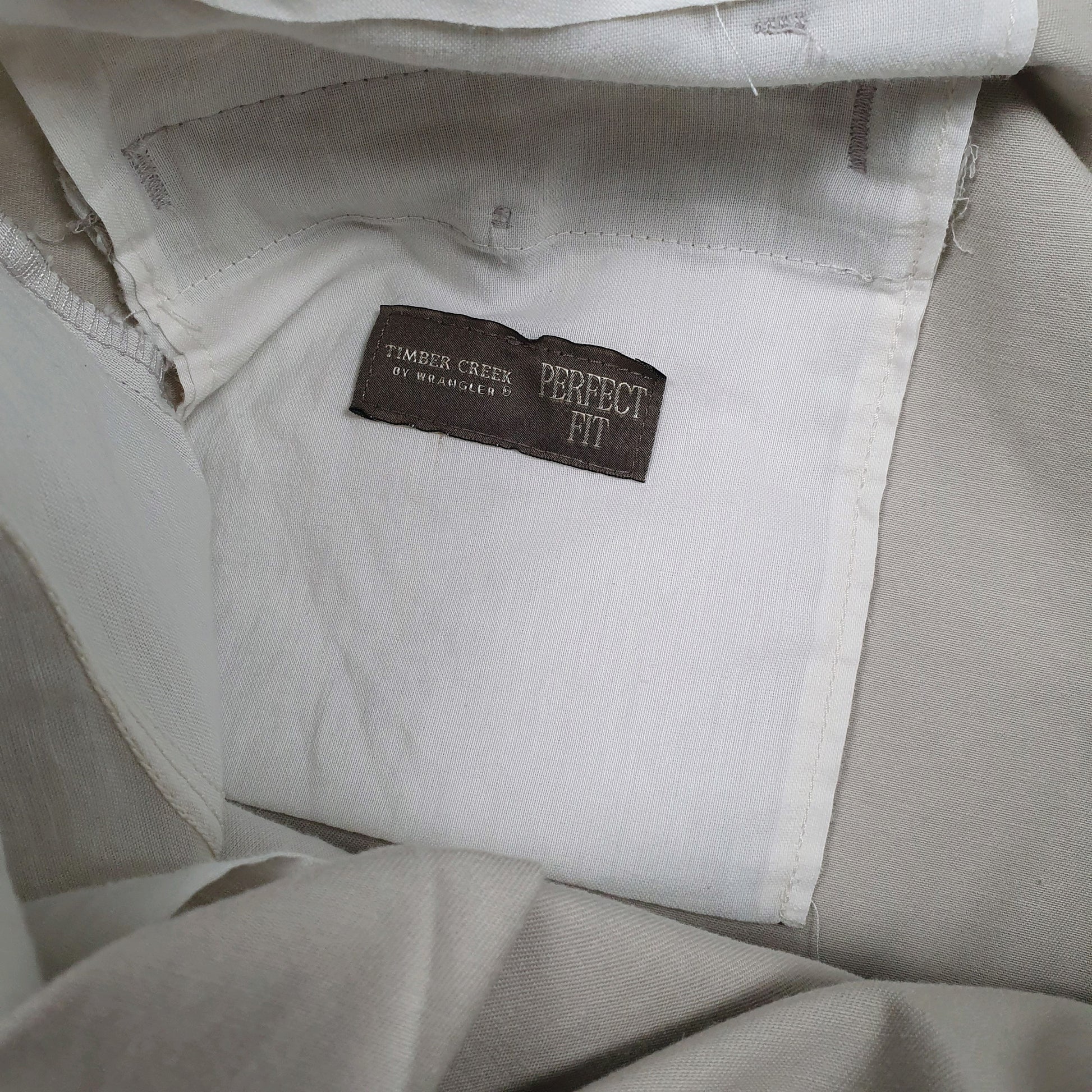 Mens Beige Wrangler Double Pleated  Jeans