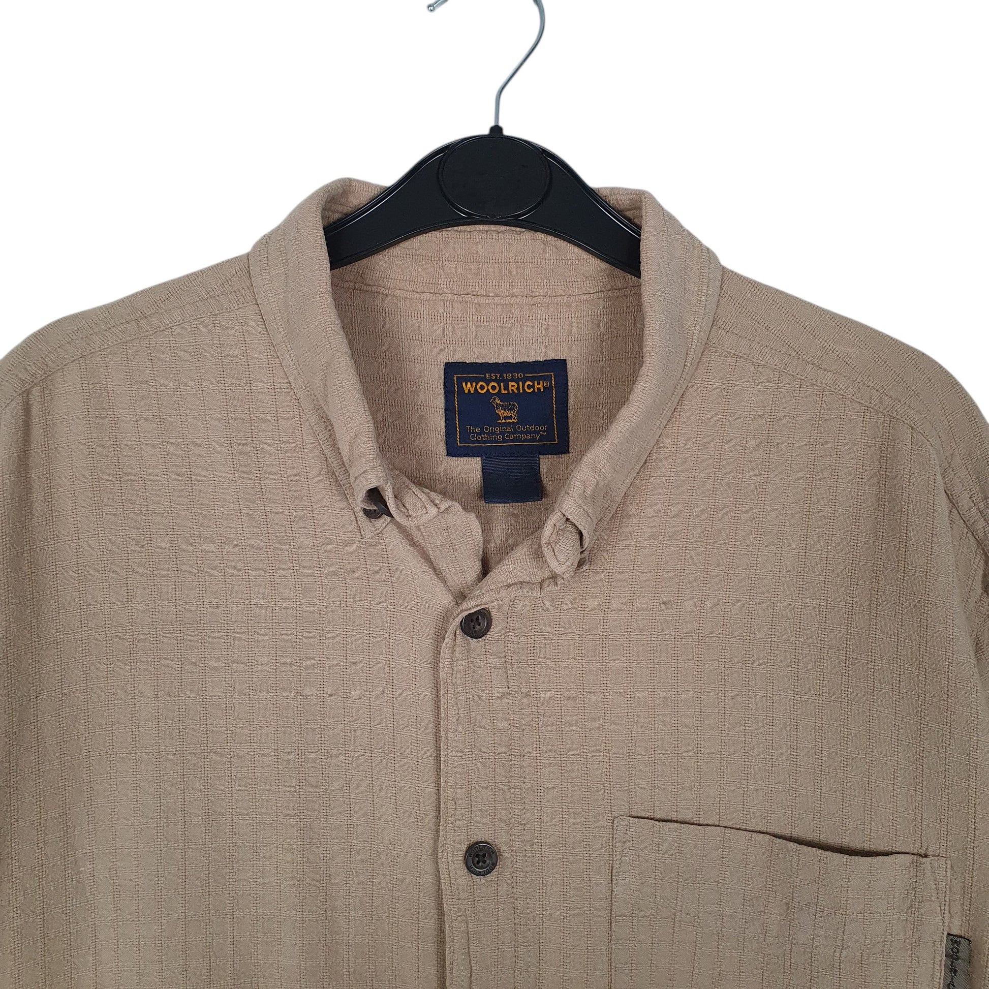 Mens Beige Woolrich   Shirt