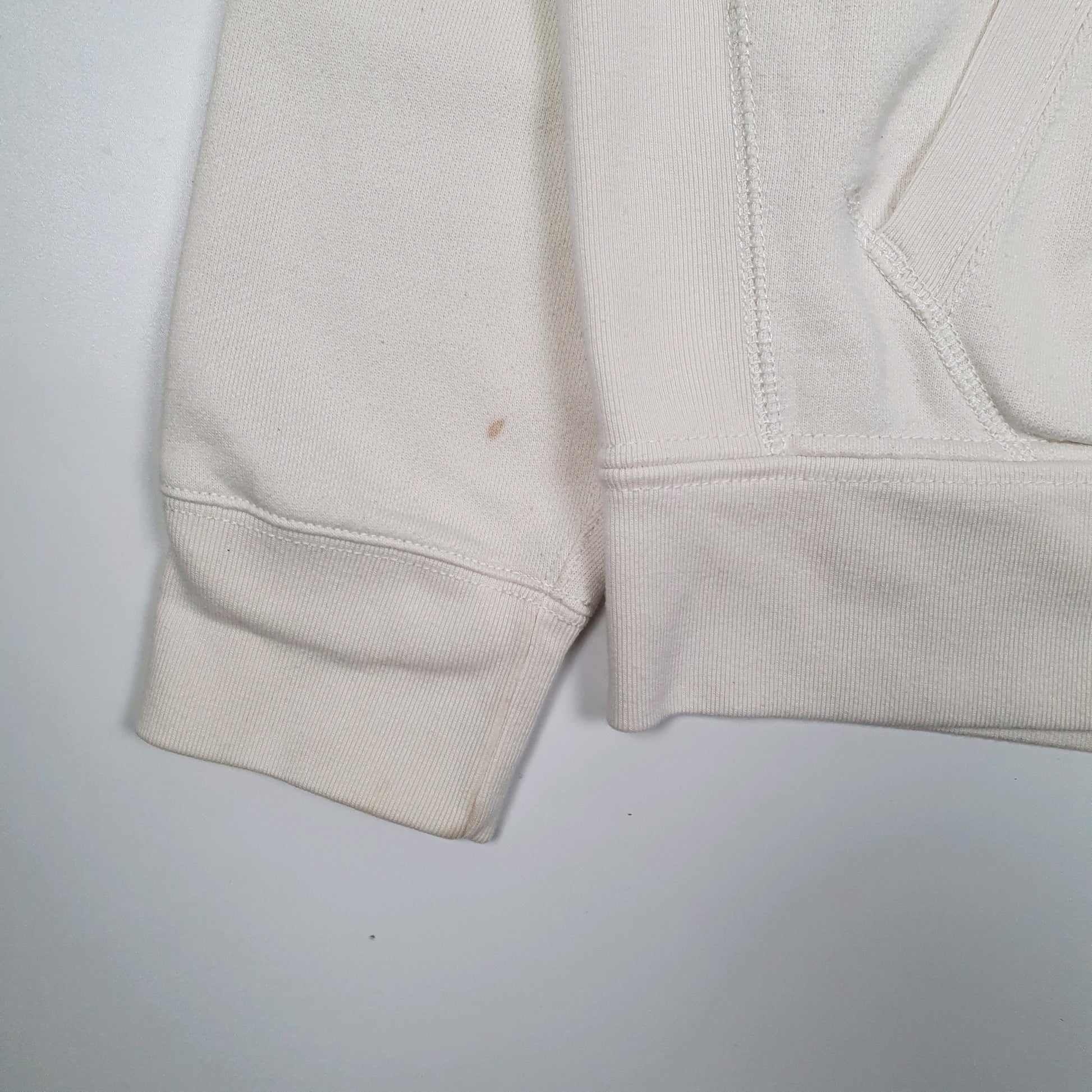 Mens Cream Polo Ralph Lauren Hoodie Full Zip Jumper