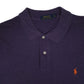 Mens Purple Polo Ralph Lauren  Full Zip Polo Shirt
