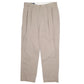 Mens Beige Polo Ralph Lauren Vintage 90s Double Pleated Andrew Pant Chino Trousers