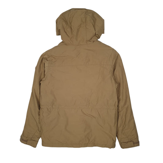 Mens Beige Quicksilver Hooded Padded Hoodie Coat