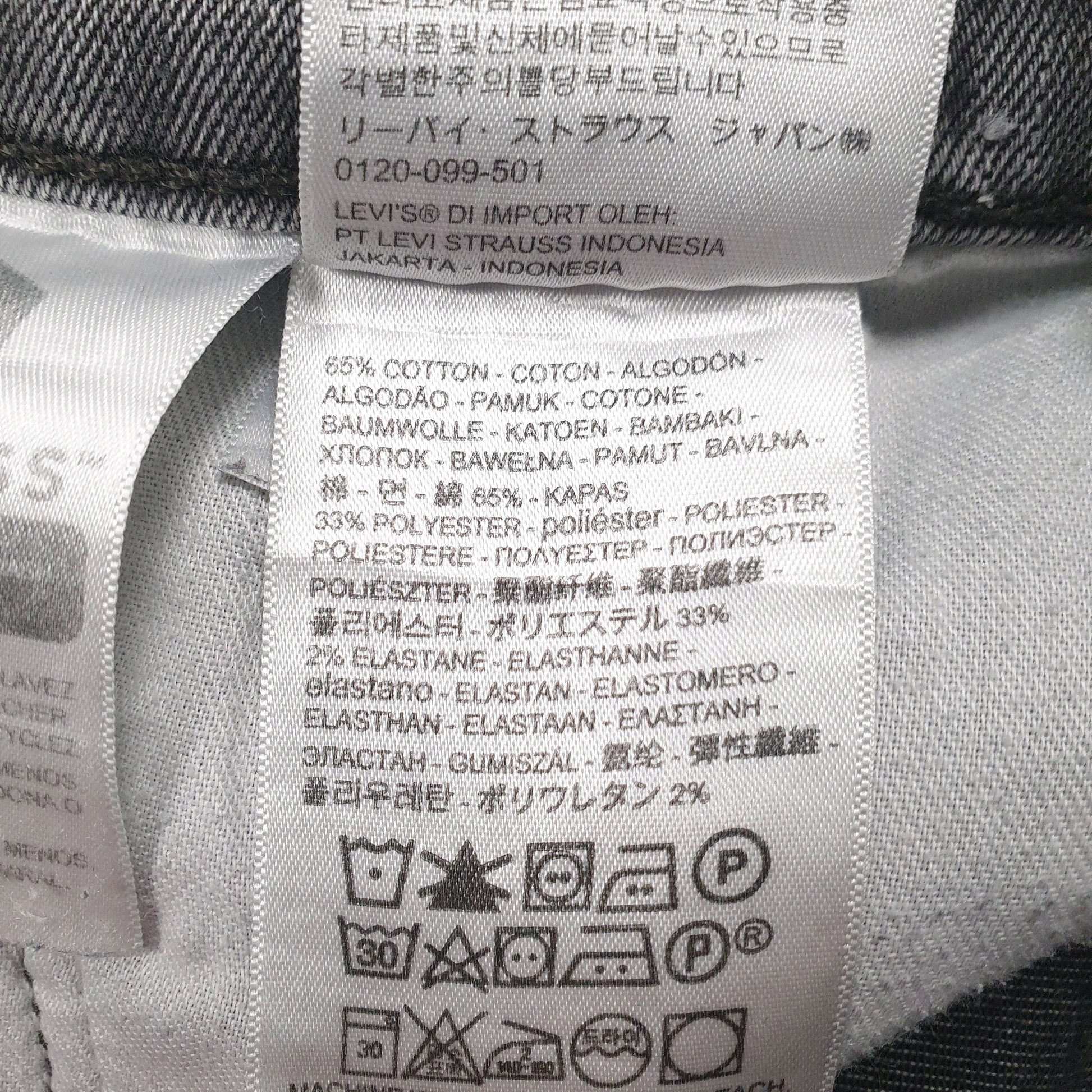 Mens Grey Levis   Jeans