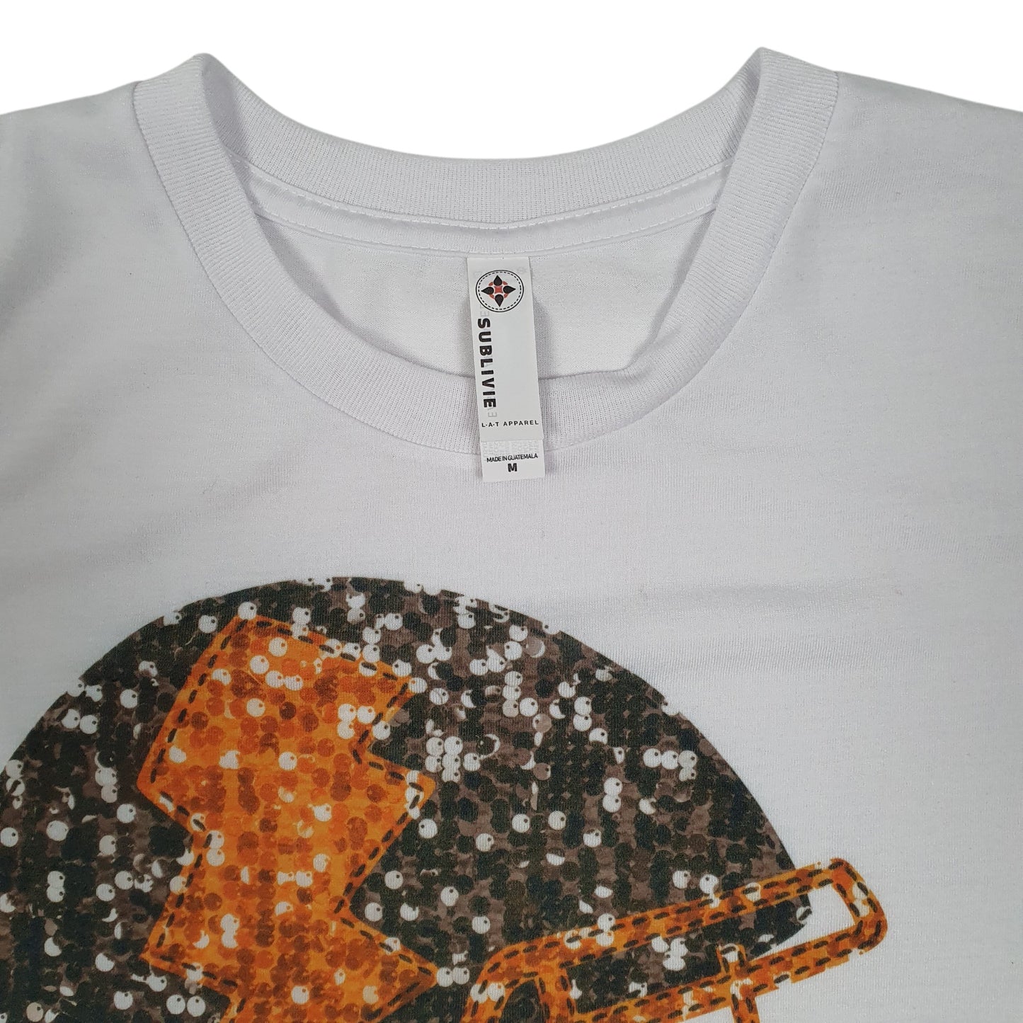 Mens White Sublivie Pioneers American Football Hoodie T Shirt