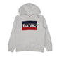 Mens White Levis  Hoodie Jumper