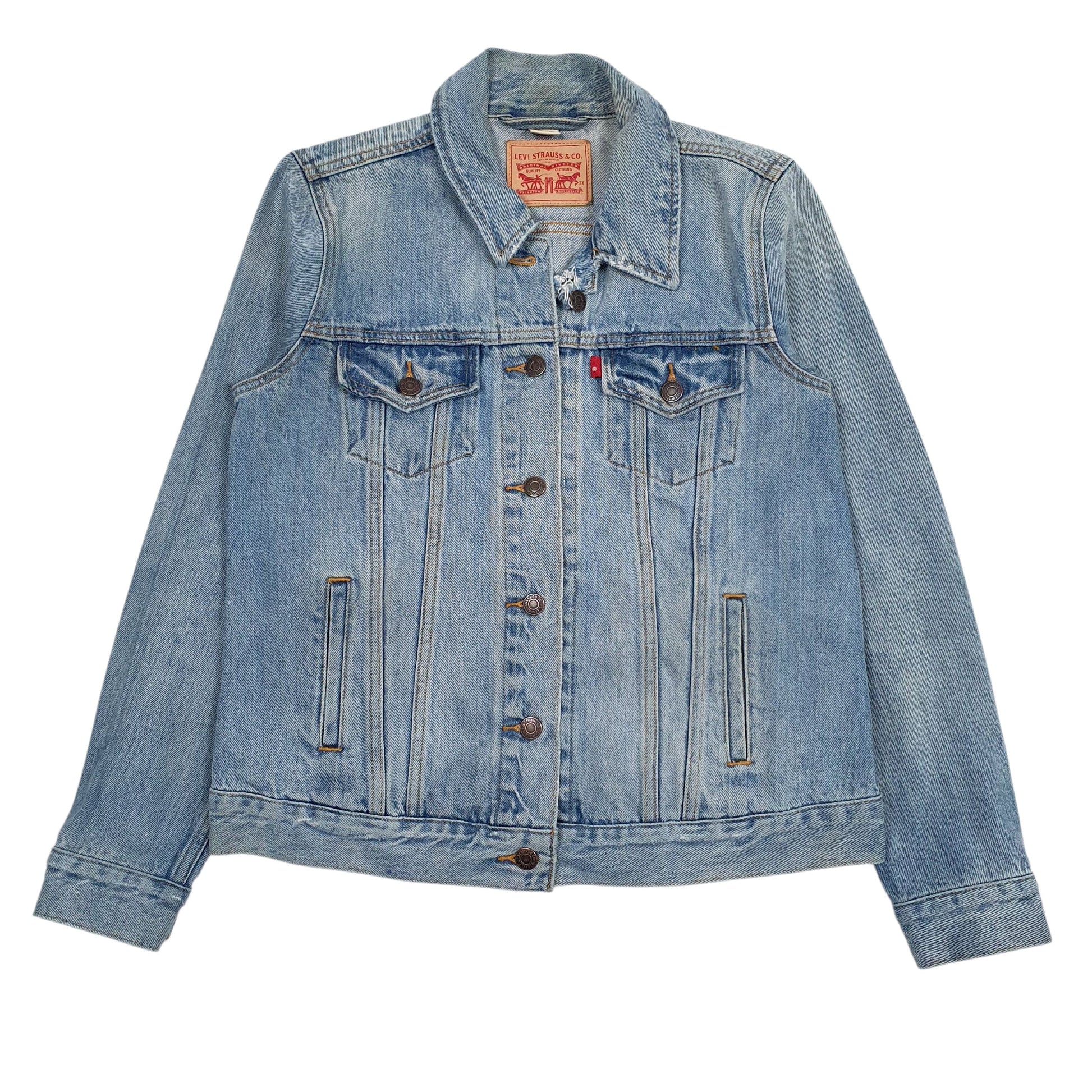 Womens Blue Levis Type 3 Trucker  Coat