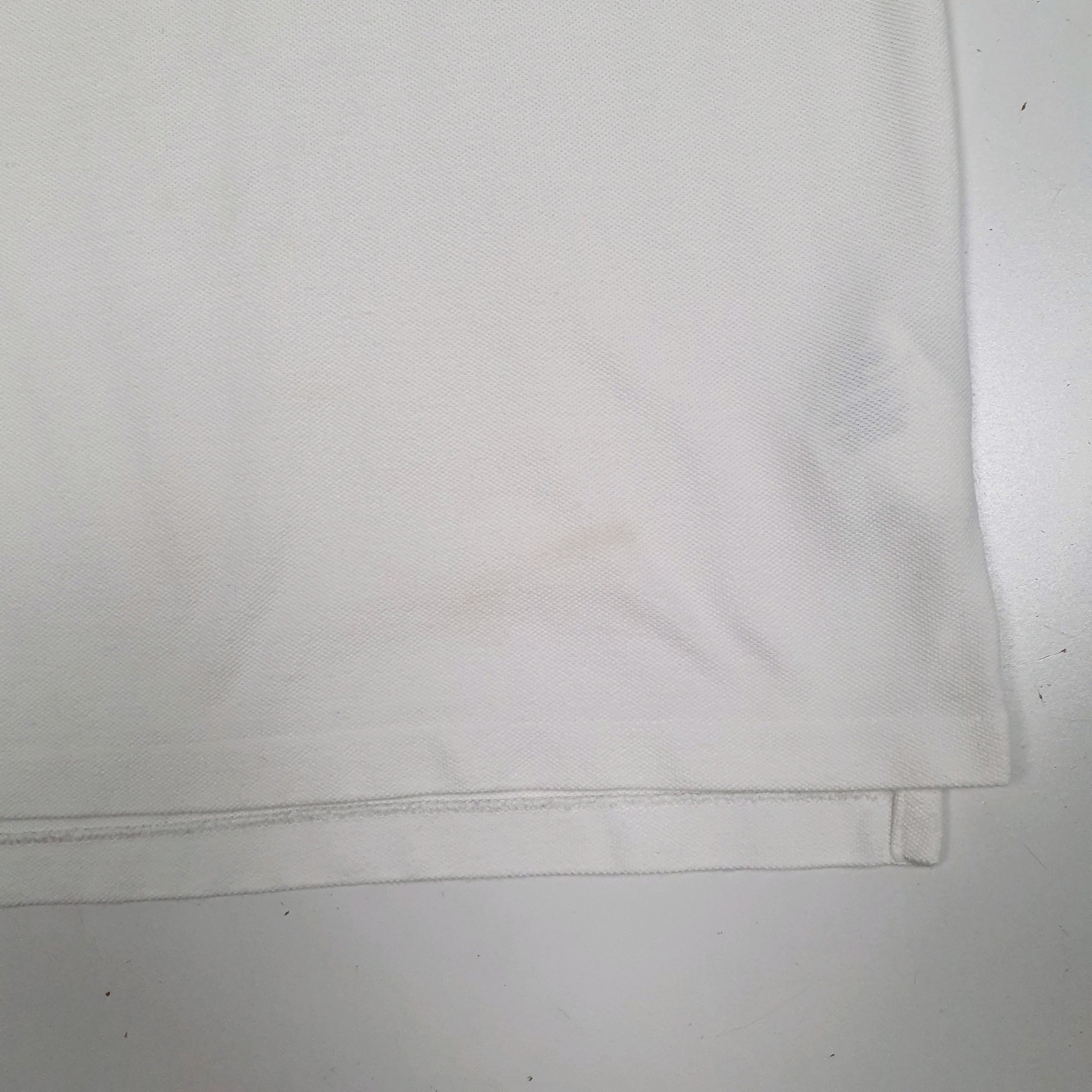 Mens White Polo Ralph Lauren Custom Slim Fit  Polo Shirt