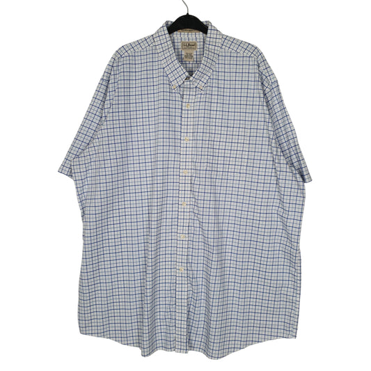 Mens Blue L.L.Bean  Short Sleeve Shirt