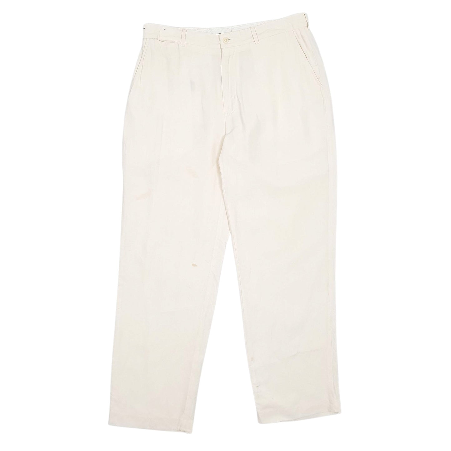 Mens Cream Polo Ralph Lauren Vintage Chino Trousers