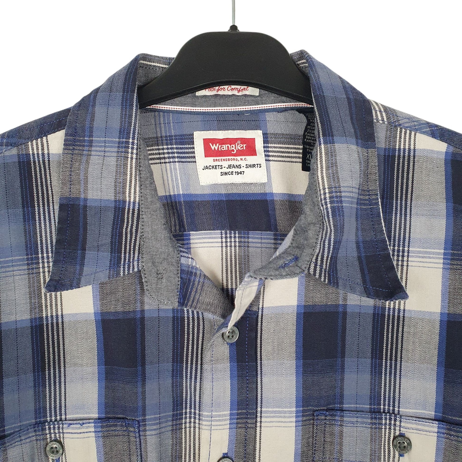 Mens Blue Wrangler   Shirt