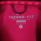 Mens Burgundy Nike Therma-Fit Hoodie Jumper