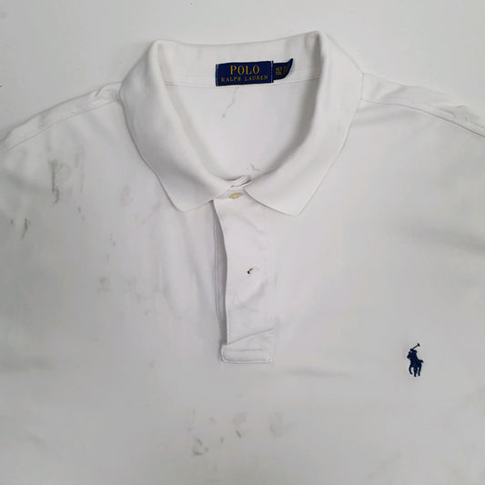 Mens White Polo Ralph Lauren   Polo Shirt
