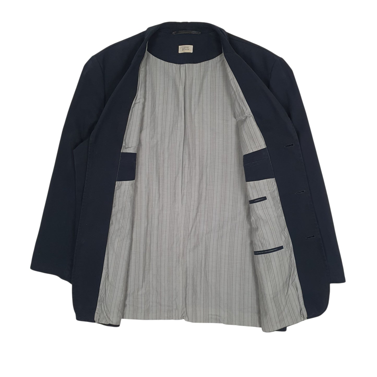 Mens Navy Camel Active   Coat