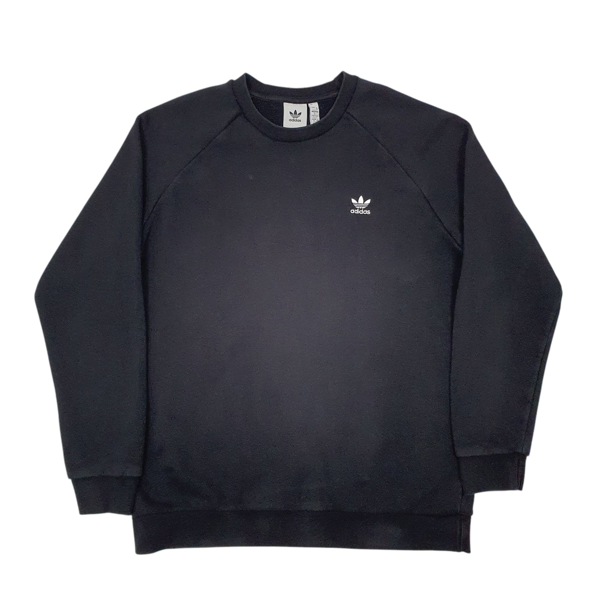 Mens Black Adidas  Crewneck Jumper