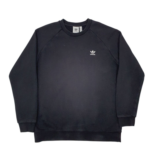 Mens Black Adidas  Crewneck Jumper