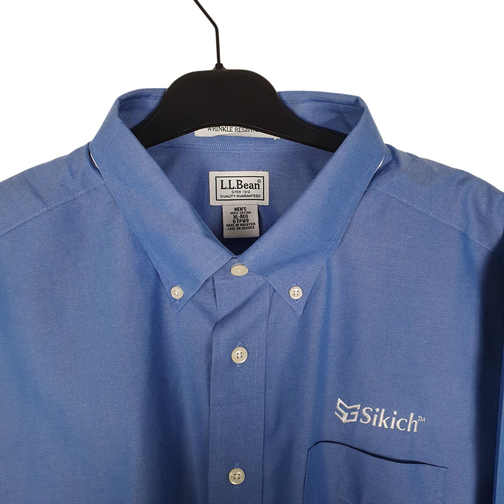 Mens Blue L.L.Bean   Shirt
