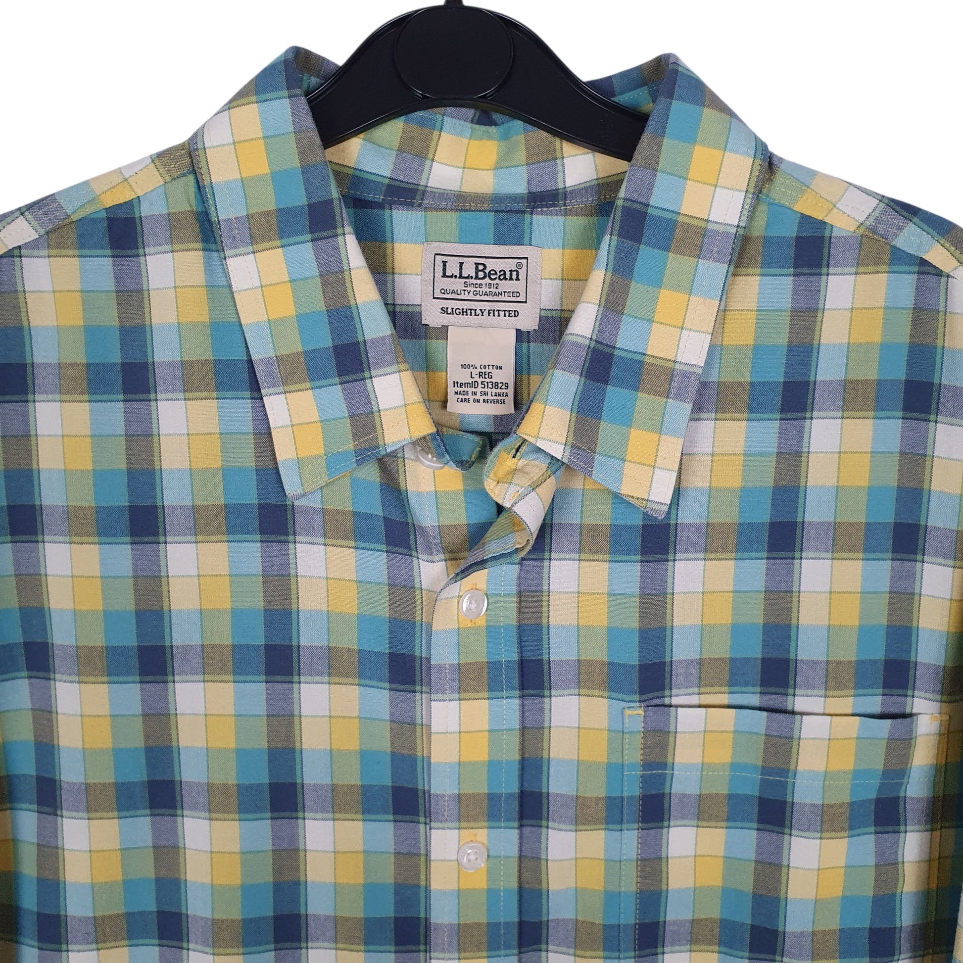Mens Blue L.L.Bean   Shirt
