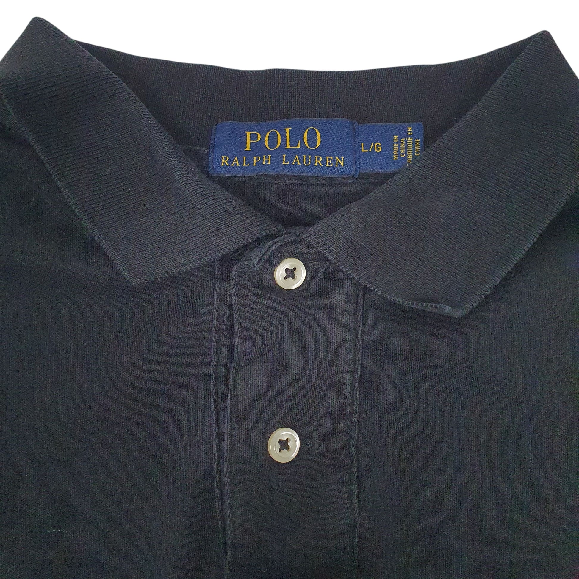 Mens Black Polo Ralph Lauren   Polo Shirt