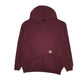 Mens Burgundy Carhartt  Hoodie Jumper