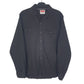 Mens Black Wrangler Denim Pearl Snap Long Sleeve Shirt