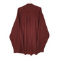 Mens Burgundy L.L.Bean Thick Flannel  Shirt