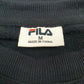 Mens Navy Fila Spellout Crewneck Jumper