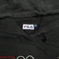 Mens Black Fila  Hoodie Jumper