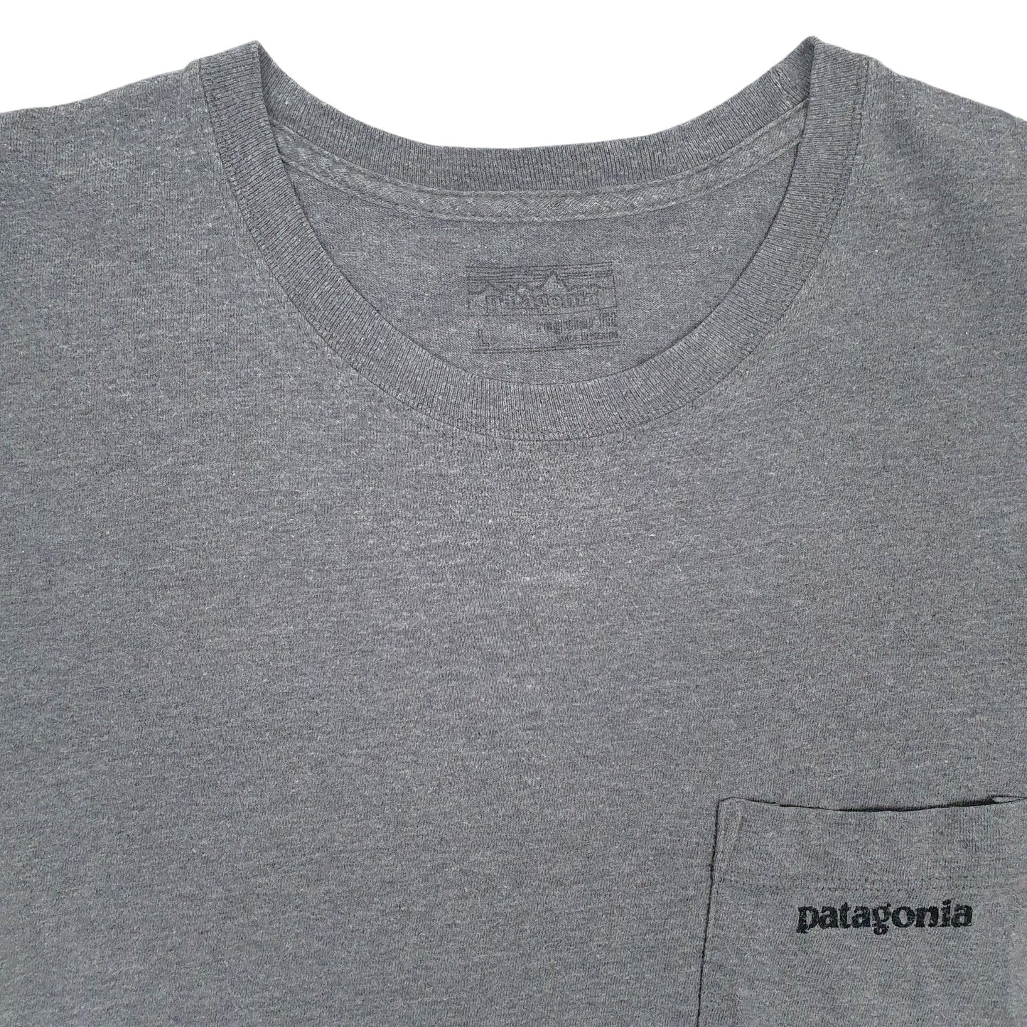 Mens Grey Patagonia   T Shirt