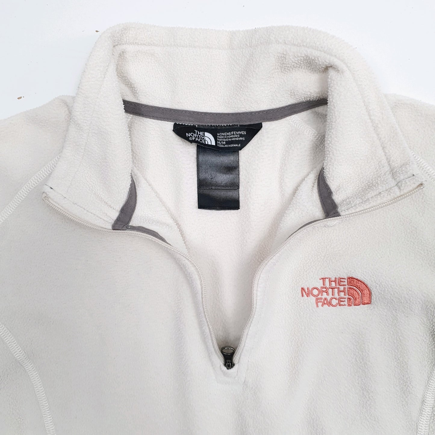 Womens White The North Face  Quarter Zip Jumper