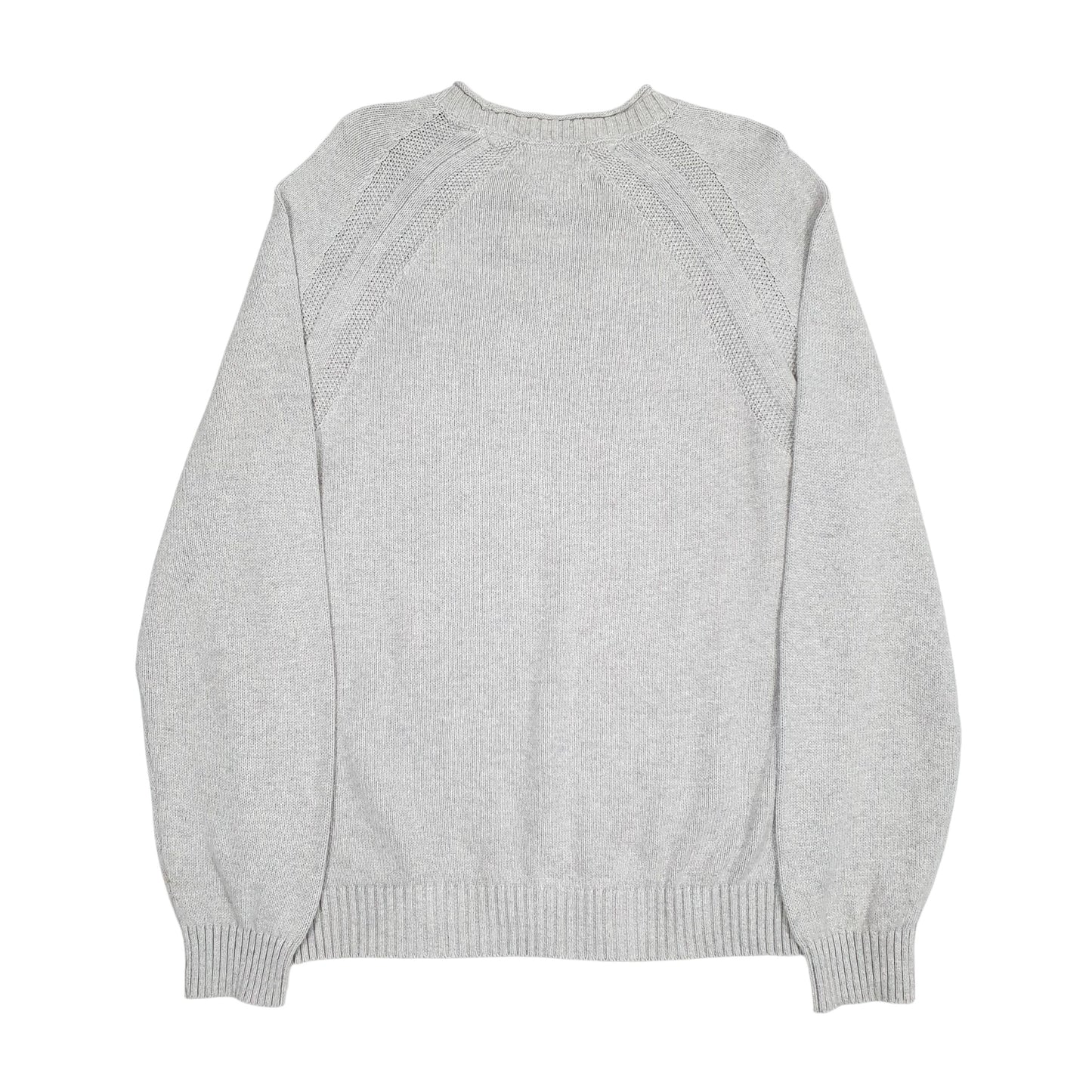 Mens Grey Tommy Hilfiger Knitwear Crewneck Jumper