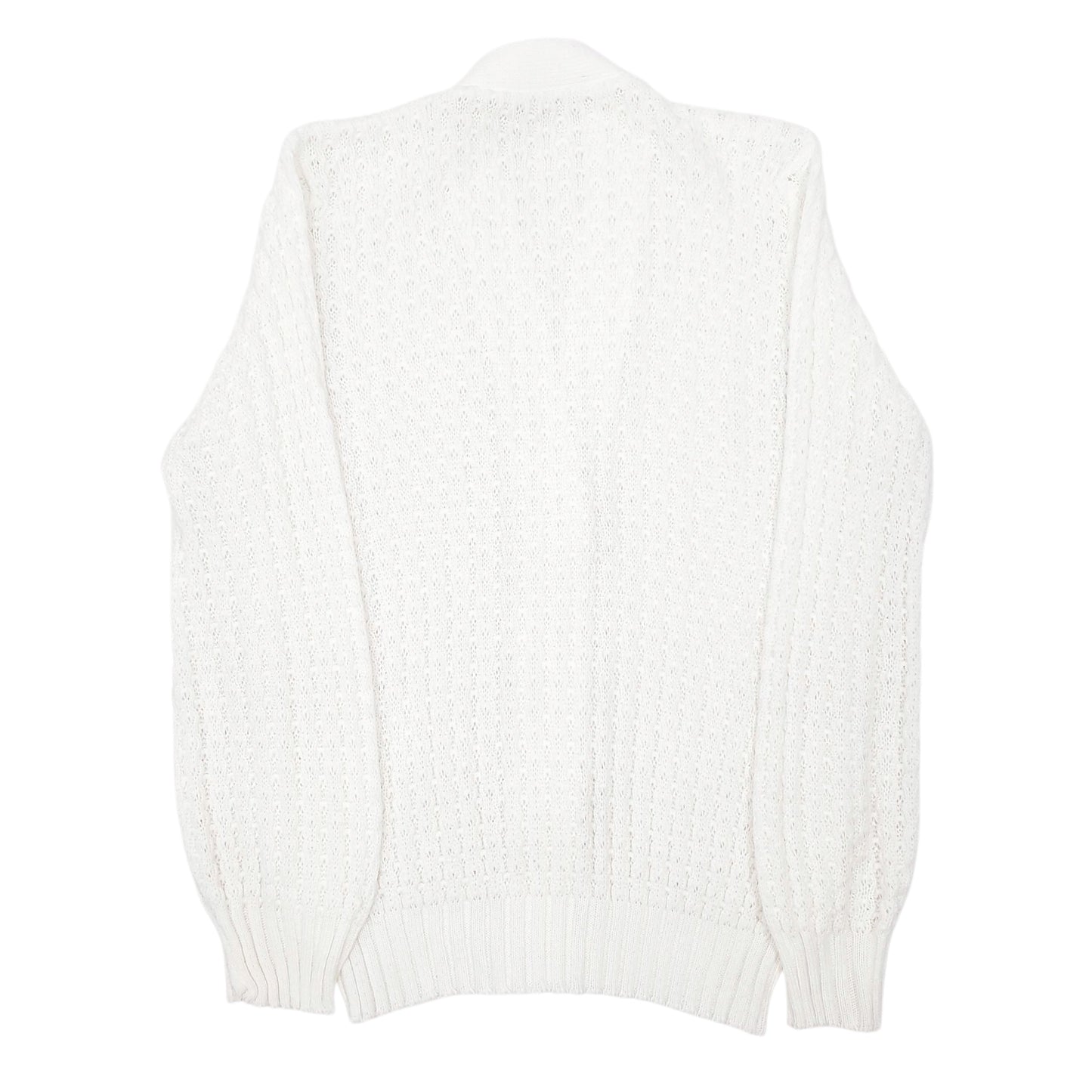 Womens White Unbranded  Cardigan Jumper