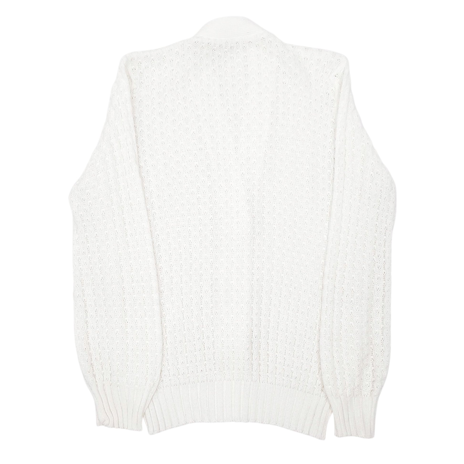 Womens White Unbranded  Cardigan Jumper