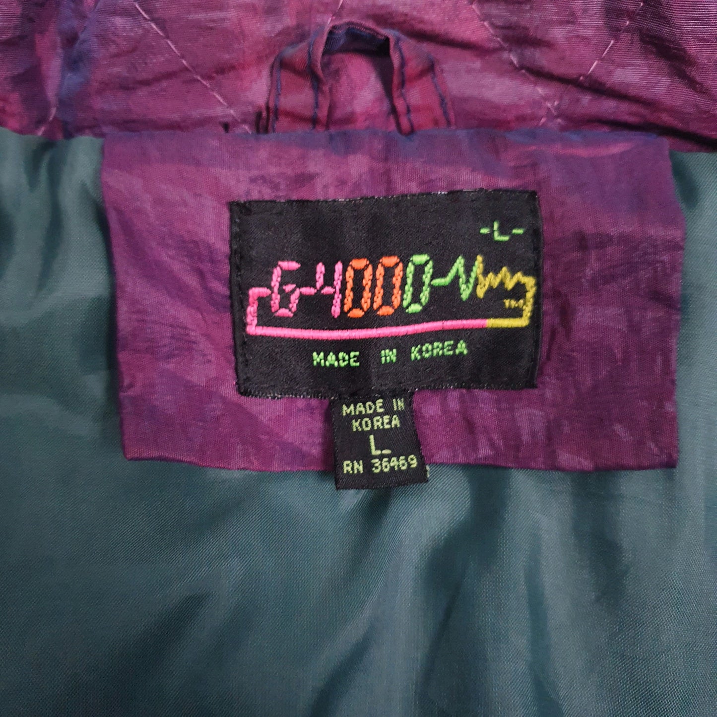 Mens Navy G 4000 Vintage 90s Baggy Funky  Coat