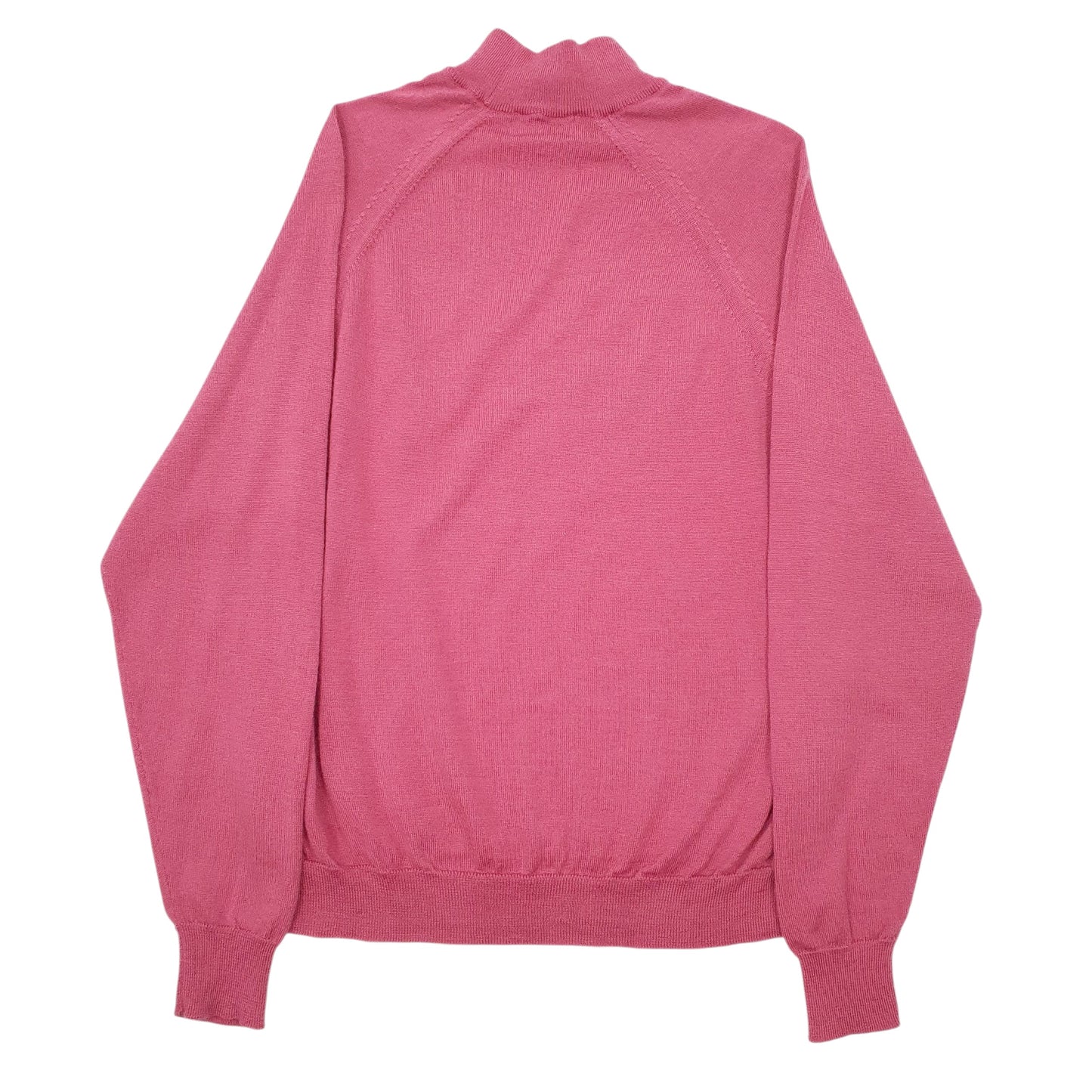 Womens Pink Country Collection Merino Wool Crewneck Jumper