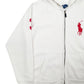 Mens White Polo Ralph Lauren  Full Zip Jumper