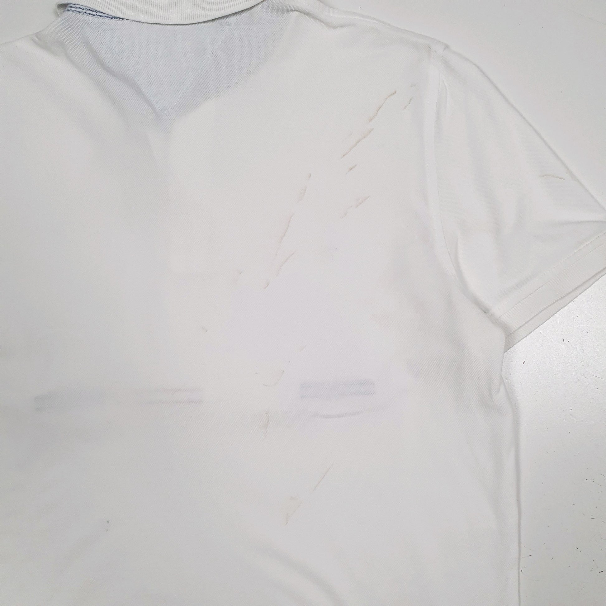 Mens White Tommy Hilfiger   Polo Shirt